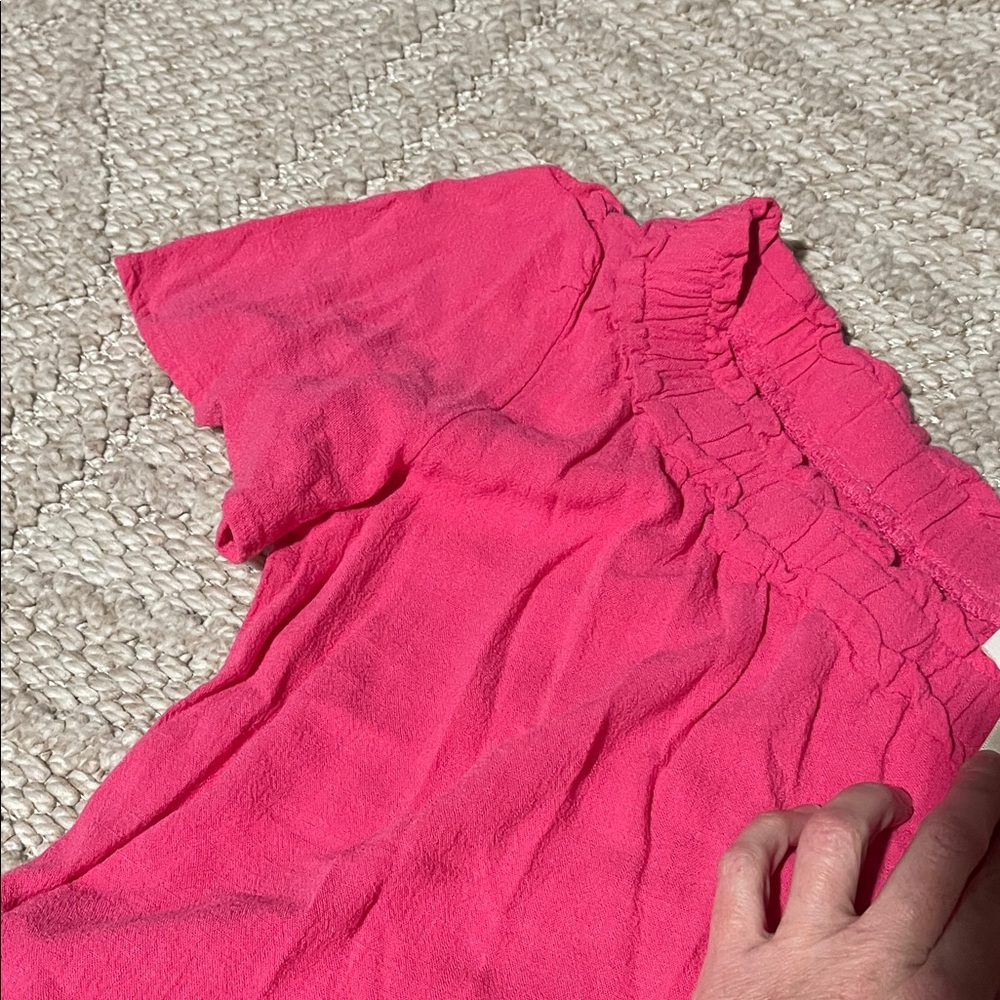 Pink Ruffle Dress - Picture 2 of 4